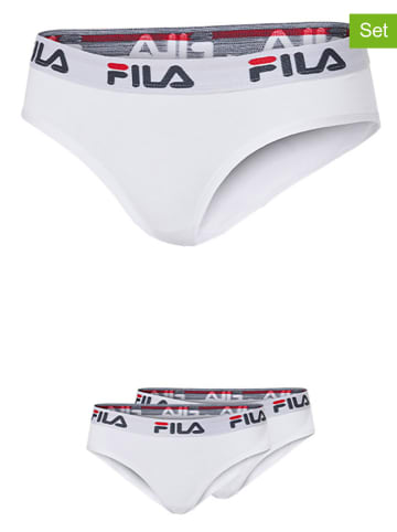 Fila 2-delige set: slips wit