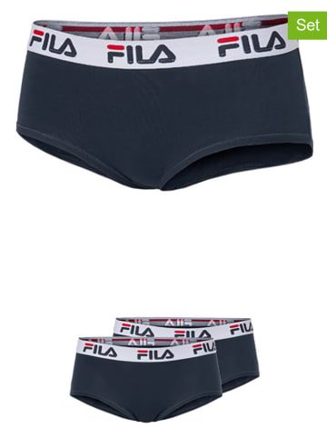 Fila Pełne figi (2 pary) w kolorze granatowo-białym