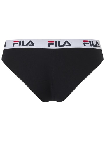 Fila 2er-Set Slips in Schwarz/ Weiß