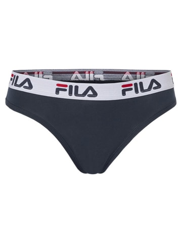 Fila 2-delige set: slips donkerblauw/wit