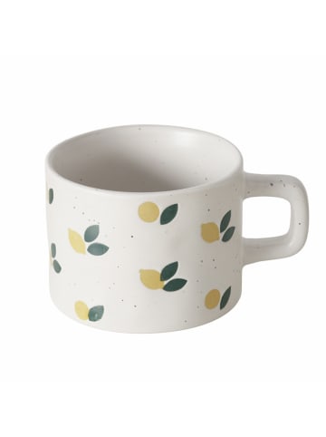 Boltze Kubki (2 szt.) "Lemon" w kolorze biało-żółtym - 320 ml