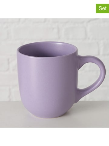 Boltze 2er-Set: Tassen "Pastell" in Lila - 300 ml