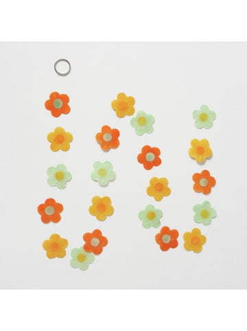 Boltze 2er-Set: Capiz-Girlanden "Florece" in Bunt - (L)180 cm
