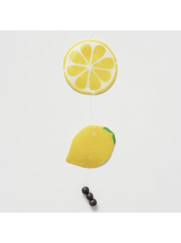 Boltze Girlanda (2 szt.) "Lemoni" w kolorze żółtym z muszli capiz - dł. 178 cm