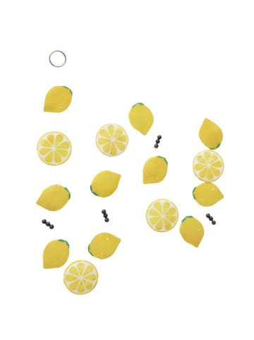 Boltze Girlanda (2 szt.) "Lemoni" w kolorze żółtym z muszli capiz - dł. 178 cm
