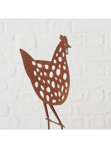 Boltze Dekoracje ogrodowe (2 szt.) "Pollo" w kolorze brązowym - wys. 39,5 cm
