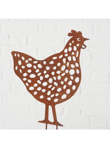Boltze Dekoracje ogrodowe (2 szt.) "Pollo" w kolorze brązowym - wys. 53 cm