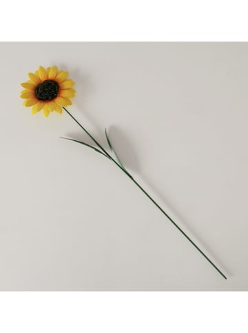 Boltze Dekoracja ogrodowa "Sunnie" w kolorze zielono-żółtym - wys. 80 cm