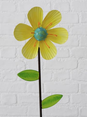 Boltze Dekoracje ogrodowe (2 szt.) w kolorze żółto-pomarańczowym - wys. 55 cm