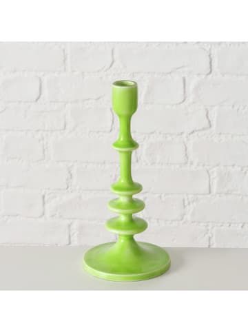 Boltze Kaarshouder "Kalea" groen - (H)25,3 cm