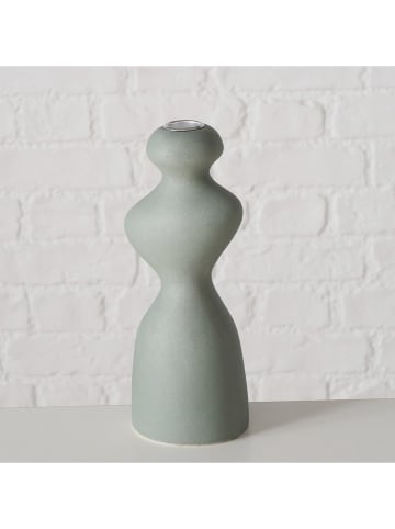 Boltze 2er-Set: Kerzenleuchter "Morana" in Grau/ Creme - (H)22 cm
