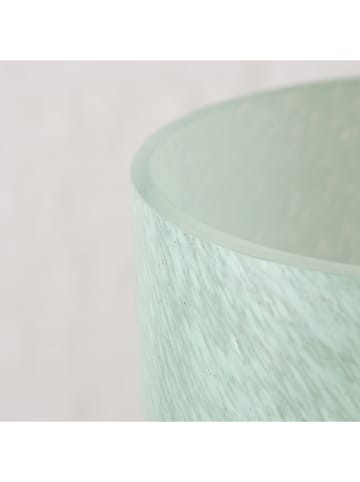 Boltze Kerzenleuchter "Peolina" in Mint - (H)15,5 cm