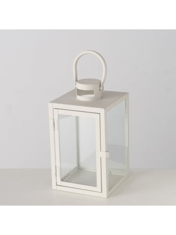 Boltze Lantaarn "Arana" lichtgrijs - (B)14,5 x (H)23,8 cm