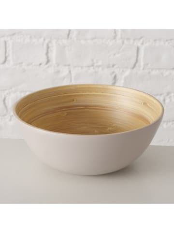 Boltze Schale "Bambo" in Beige - Ø 18,5 cm