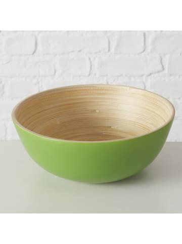 Boltze Schale "Bambo" in Grün - Ø 18cm