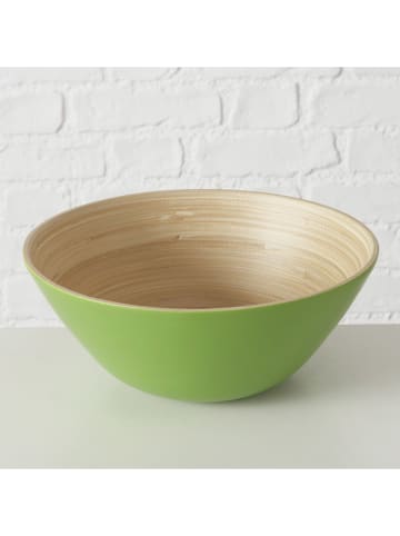 Boltze Schale "Bambo" in Grün - Ø 25 cm