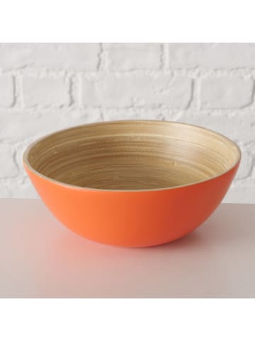 Boltze Schale "Bambo" in Orange - Ø 18,5 cm