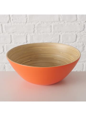 Boltze Schale "Bambo" in Orange - Ø 25 cm