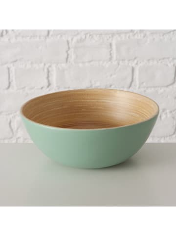 Boltze Schale "Bambo" in Türkis - Ø 18,5cm