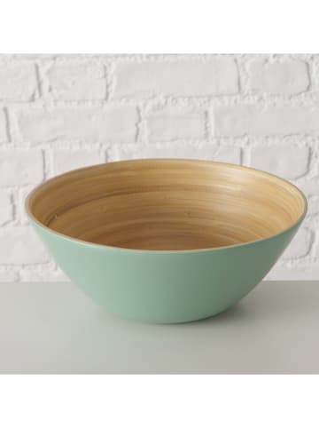 Boltze Schale "Bambo" in Türkis - Ø 25 cm