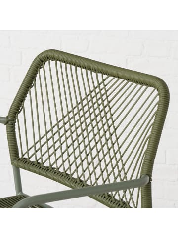 Boltze Gartenstuhl "Parco" in Grün - (B)60 x (H)78 x (T)60 cm