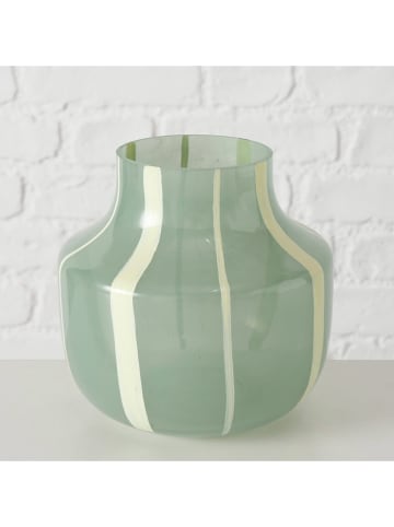 Boltze Wazon "Erissa" w kolorze miętowym - wys. 13,3 x Ø 14 cm