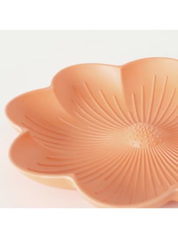Boltze Vogeldrinkschaaltje "Giardino" oranje - (B)22,5 x (H)3 cm