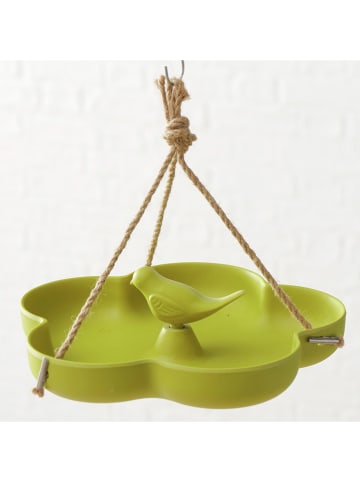 Boltze Vogeldrinkschaaltje "Giardino" groen - (B)23 x (H)7 cm
