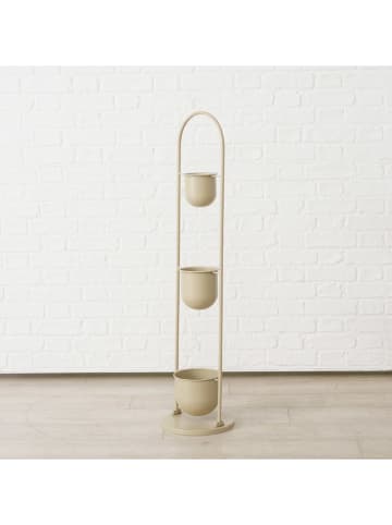Boltze Osłonka ''Camilo'' w kolorze beżowym na doniczki - 27 x 115 cm