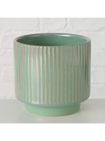 Boltze Übertopf "Gritta" in Mint - (H)12 x Ø 13 cm