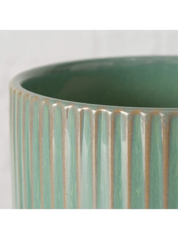 Boltze Übertopf "Gritta" in Mint - (H)12 x Ø 13 cm