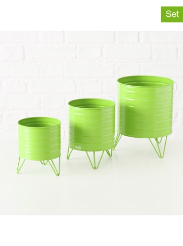 Boltze 3-delige set: overpotten "Rillana" groen