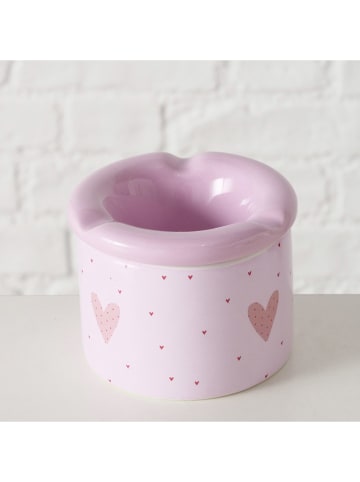 Boltze 2er-Set: Sturmaschenbecher "Milena" in Rosa - (H)7,5 cm