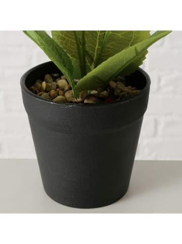 Boltze Plant in pot "Zonnebloemen" groen/geel - (H)33 x Ø 25 cm
