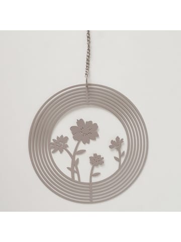 Boltze 2-delige set: deco hangers "Esra" beige/zwart - (L)18 cm