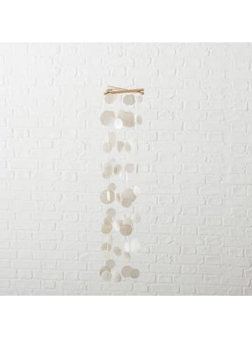 Boltze Windspiel "Tysko" in Weiß/ Beige - (H)109 cm