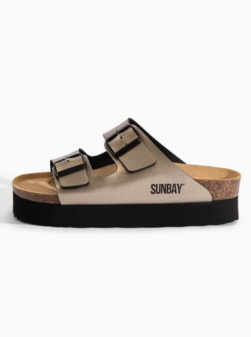 Sunbay Pantoletten "Edelweiß" in Gold