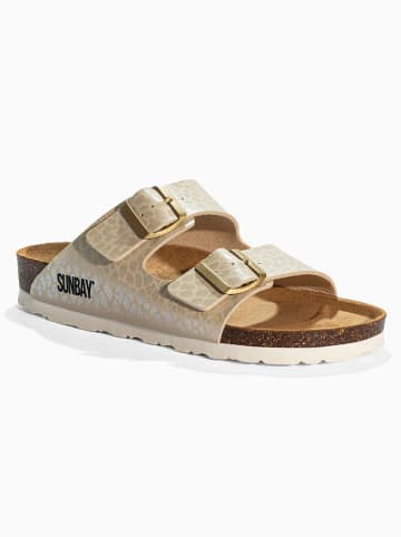 Sunbay Pantoletten "Trefle" in Beige
