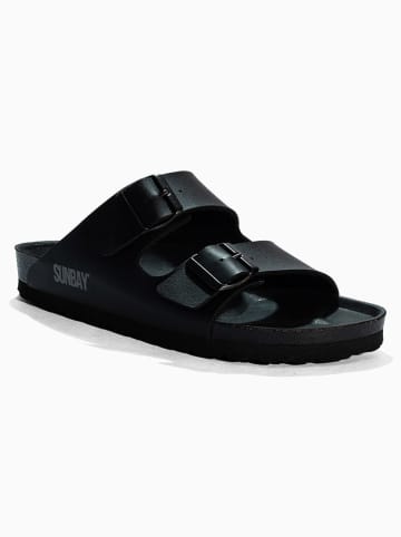 Sunbay Klapki "Trefle" w kolorze czarnym