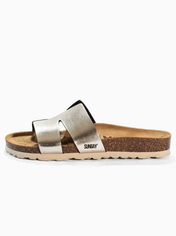 Sunbay Klapki "Jeel" w kolorze złotym