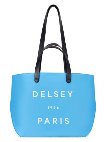 Delsey Torebka "Croisiere" w kolorze błękitnym - 37 x 26 x 20 cm