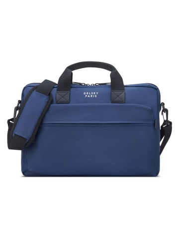 Delsey Laptoptasche "Maubert 2.0" in Blau - (B)40 x (H)27 x (T)8 cm