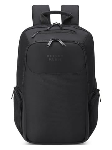 Delsey Rucksack "Parvis Plus" in Schwarz - (B)28 x (H)39 x (T)14 cm