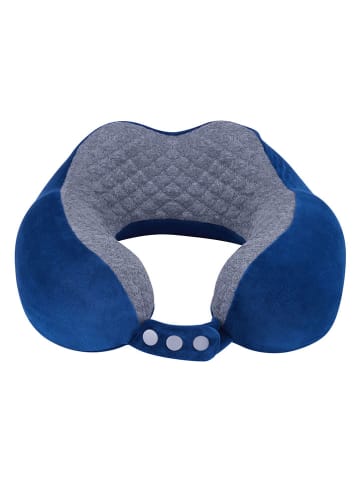 Delsey Reisekissen in Blau/ Grau