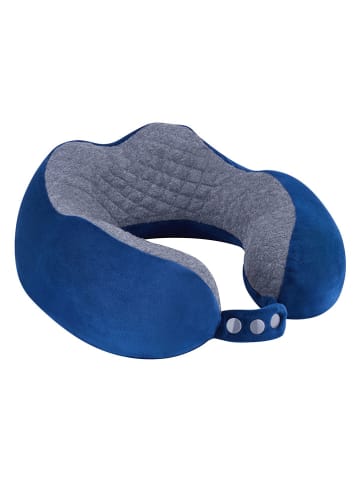 Delsey Reisekissen in Blau/ Grau