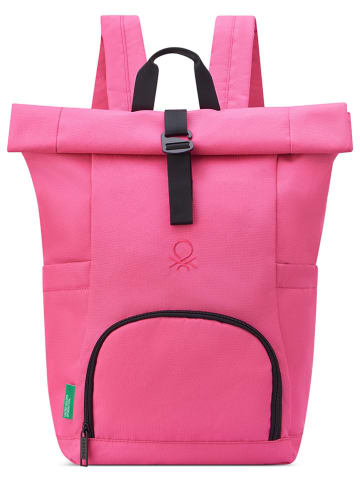 Delsey x Benetton Rucksack "Be" in Pink - (B)37 x (H)44 x (T)13 cm