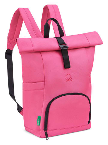 Delsey x Benetton Rucksack "Be" in Pink - (B)37 x (H)44 x (T)13 cm