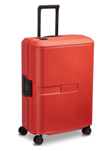 Delsey x Benetton Hardcase-Trolley "Color Block Hardside" in Rot - (B)46 x (H)66 x (T)28 cm