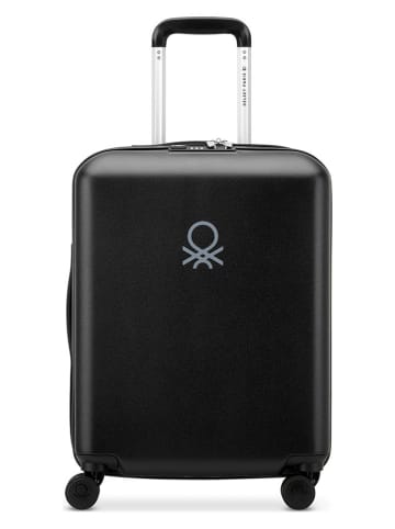 Delsey x Benetton Hardcase-Trolley "Ucb Hardside" in Schwarz - (B)40 x (H)55 x (T)20 cm
