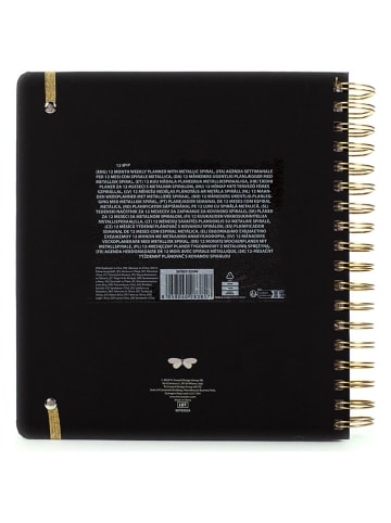 Tri-Coastal Design Jaarplanner zwart - (L)23,5 x (B)23 cm